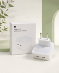 USB-C + USB-C Dual Charger 35W — EU Plug — أصلي