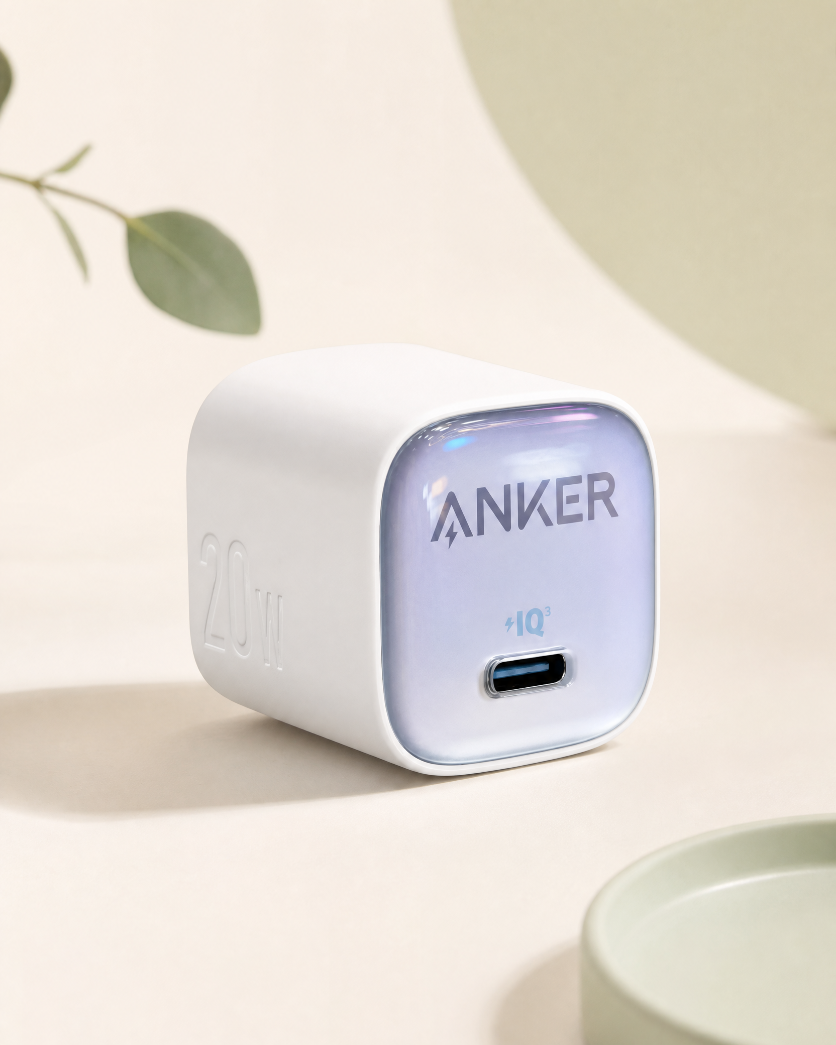 Anker Zolo 20W USB-C Charger + Cable — A2699 — أصلي