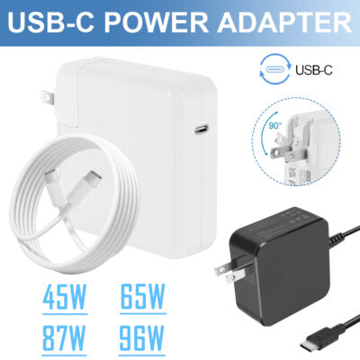 USB-C Laptop Power Adapter 87W / 96W — أصلي